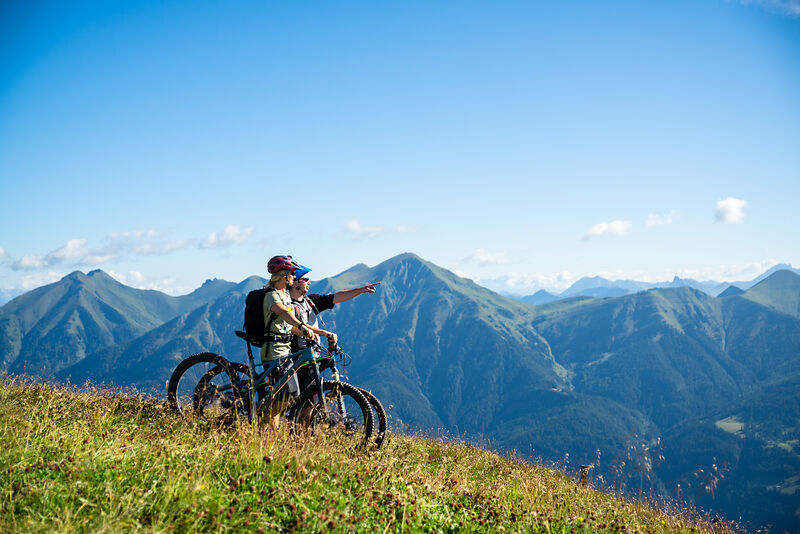 Biken Stubnerkogel Gipfel