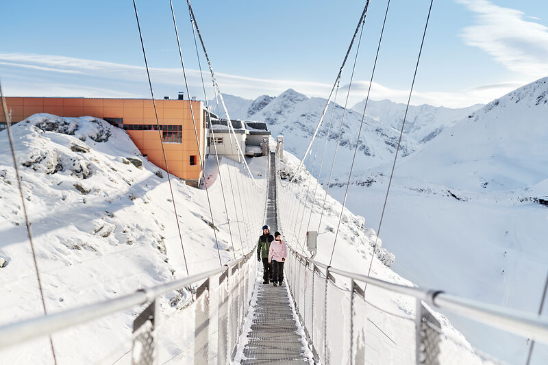 Haengebruecke Stubnerkogel Winter